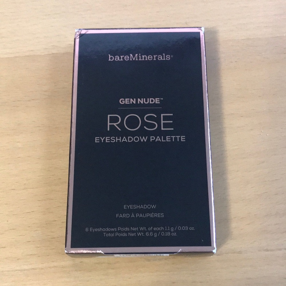 BARE MINERALS GEN NUDE ROSE EYESHADOW PALETTE